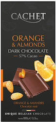 Βιο Αγρός Chocolate Dark Orange with 57% Cocoa 100gr 1pcs