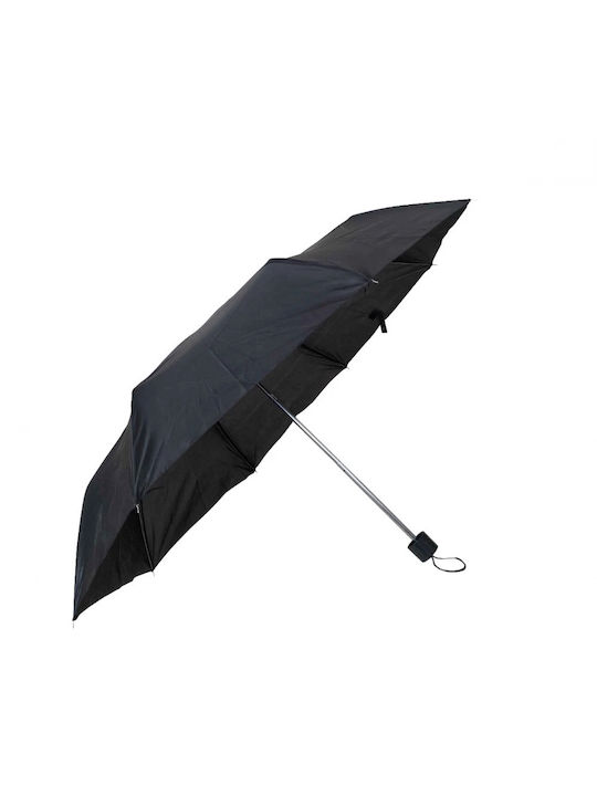 Ομπρέλα Βροχής Σπαστή Μαύρη