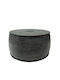 Round Metal Coffee Table Black L80xW80xH45cm