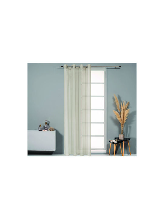 Easy Home Vorhang mit Grommet Phoebe Beige 140x...