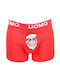 Uomo Herren Boxershorts Red 1Packung