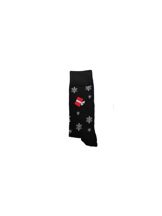 Soma Socks Χριστουγεννιάτικες Κάλτσες Μαύρο.