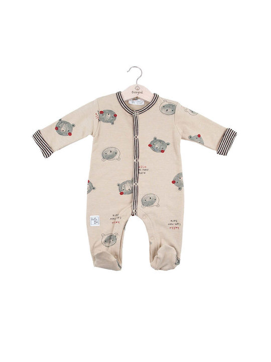 Babybol Baby Bodysuit Set Beige