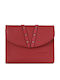 Leather Women's Wallet Classic with RFID Red