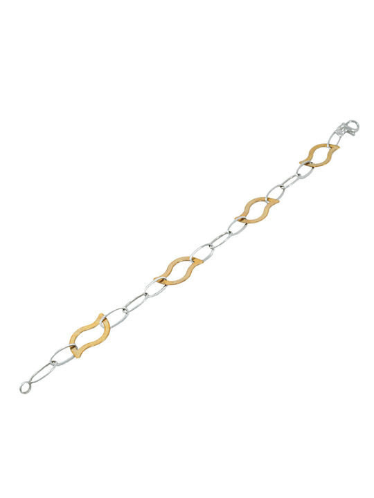 Bracelet Chain made of White Gold 14K