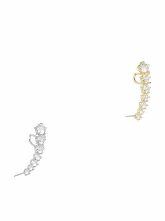 Ro-Ro Accessories Earrings Ear Climbers in Gold colour