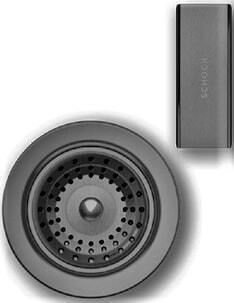 Schock Stainless Steel Valve Sink with Overflow Gray