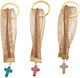 Christening Charm Keychain White 50 Pieces