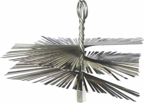 Drahtbürste Metallisch Kaminreinigungsbürste mit Durchmesser 250mm