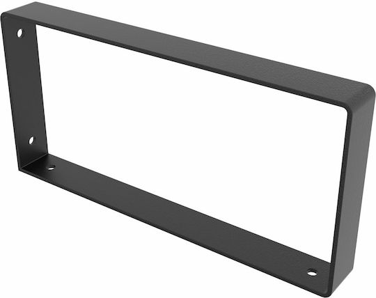 Rei 2-1070 Ъглов рафт Тежкотоварен от Неръждаема стомана в Черен цвят 250x120мм 1бр