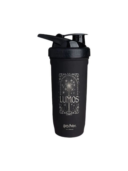 SmartShake Smart Reforce Harry Potter Shaker Πρωτεΐνης 900ml Ανοξείδωτο Μαύρο