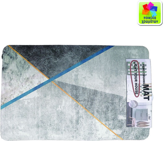 AGC Badematte Synthetisch,Polyester/Cotton/Leather Rechteckig 00108145 Blau 40x60cm