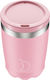 Chilly's Pastel Edition Glass Thermos Stainless Steel BPA Free Brown 500ml 22566