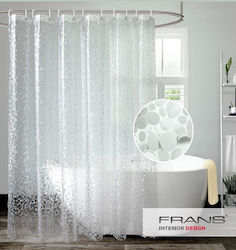 Frans K15 Shower Curtain 180x200cm Transparent