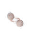 Atmosphera Antique Wall Hanger Hook Towel Metal Pink