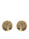Sava Jewellery Gold-Plated Silver Stud Earrings