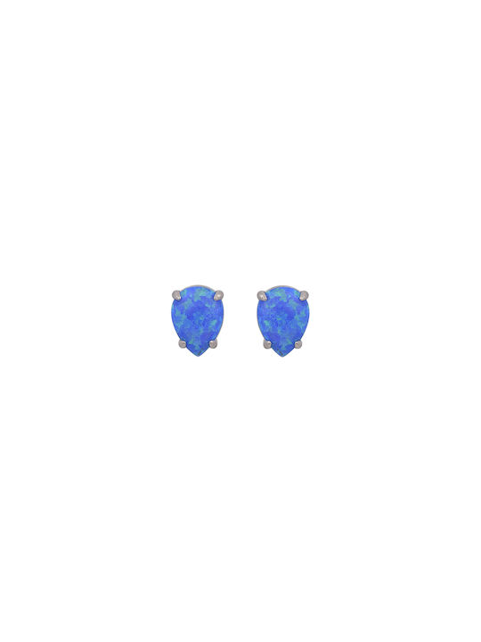 Sava Jewellery Stud Earrings in Silver with Stones