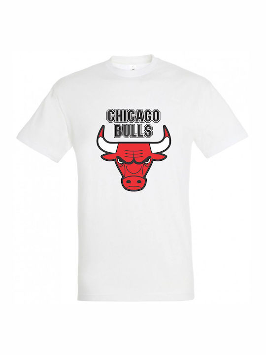 Chicago Bulls Тениска Бял