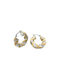 Earrings Hoops made of Gold 14K