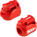 Sola Plastic Pencil Sharpener Red