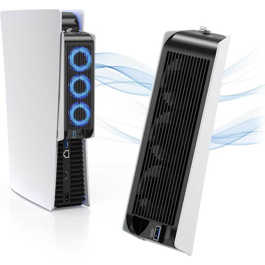 KIWIHOME DSP-829 Cooling System for PS5 in White color