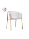 Carina Kitchen Polypropylene Armchair White 57x59x80cm 2pcs