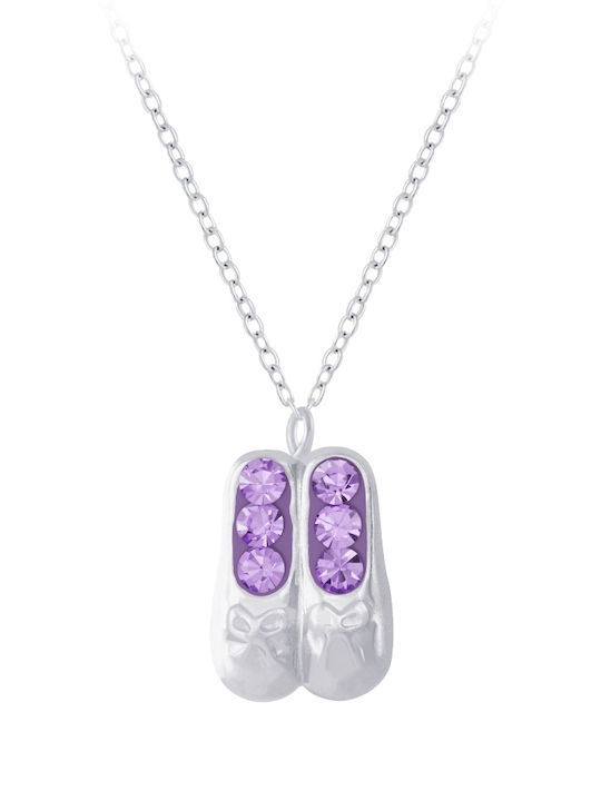 Callajewels Παιδικό Κολιέ από Ασήμι με Αλυσίδα C11295-PH100096592431
