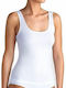 Compliment 15 Women's T-Shirt with Spaghetti Strap White 2Pack