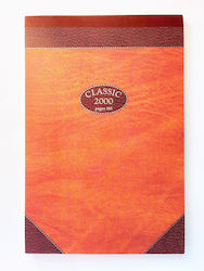 Classic Blanc Notebook 160 Sheets Ruled Orange