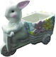AGC Osterdekorationen & Ornamente Osterhase Keramik 13x16cm Set 2Stücke