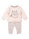 Dirkje Kids Set with Pants Winter 2pcs Pink