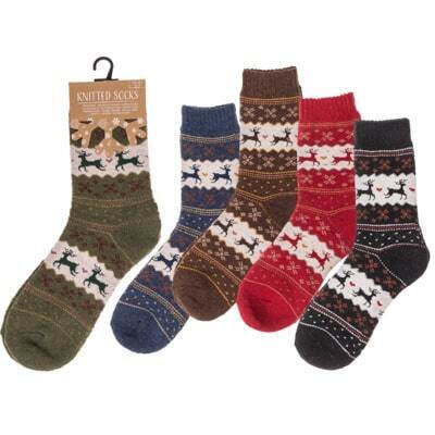 Christmas Decorative Socks with Reindeer