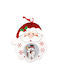 Christmas Ornament White 17x13cm