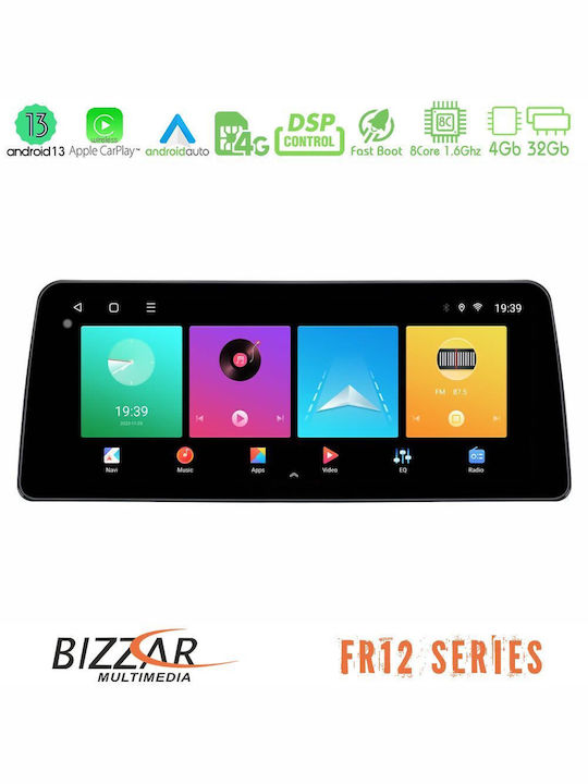 Bizzar Car Audio System for Mercedes-Benz G Class 2021-2022 (Bluetooth/USB/WiFi/GPS/Apple-Carplay/Android-Auto) with Touch Screen 12.3"