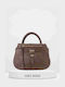 Chris Borsa Leather Women's Bag Hand Brown