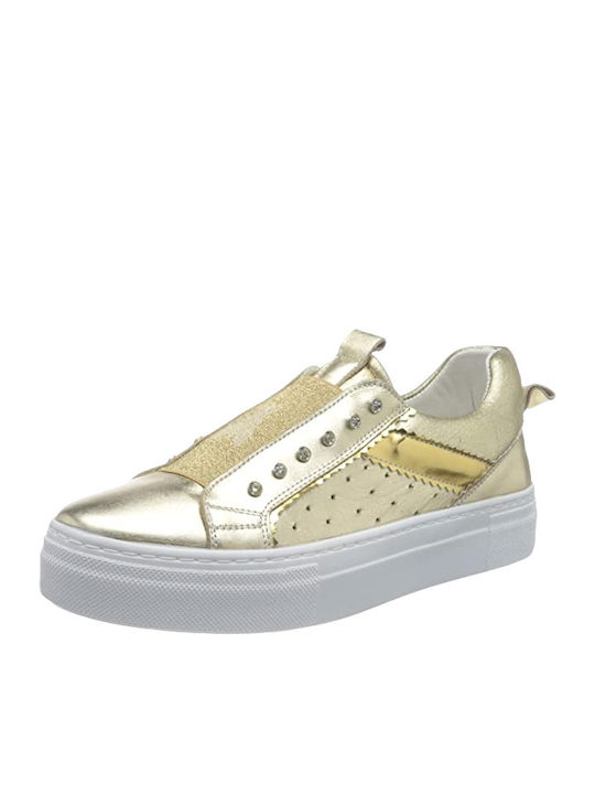 Patrizia Pepe Kids Sneakers Gold