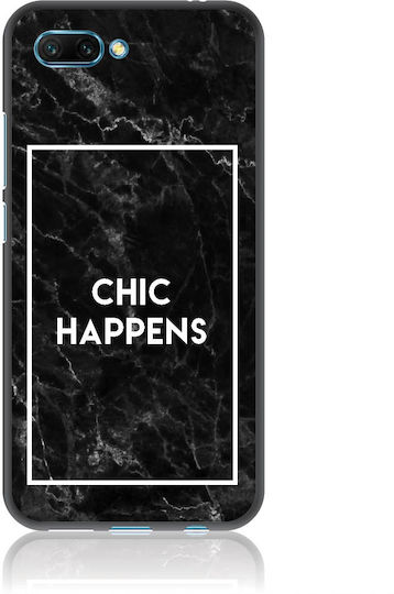 Chic Happens Задна корица Закалено стъкло / Силикон Многоцветен (Honor 10)