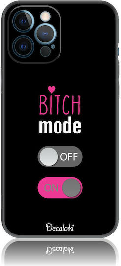 Bitch Mode Задна корица Закалено стъкло / Силикон Многоцветен (iPhone 12 Pro Max)