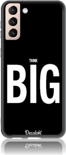 Think Big Back Cover Tempered Glass / Silicon Multicolor (Galaxy S21+ 5G)