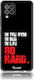 Gym Addicted Back Cover Tempered Glass / Σιλικόνης Πολύχρωμο (Galaxy A42)