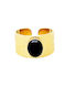 Women's Gold Plated Steel Ring