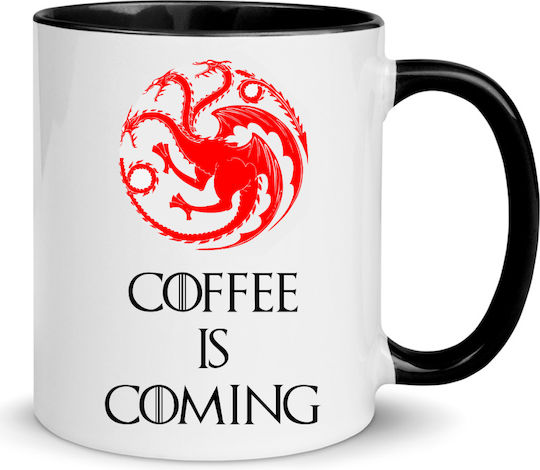 Game Of Thrones Coffee Is Coming Забавна Керамична Чаша №15 330 мл
