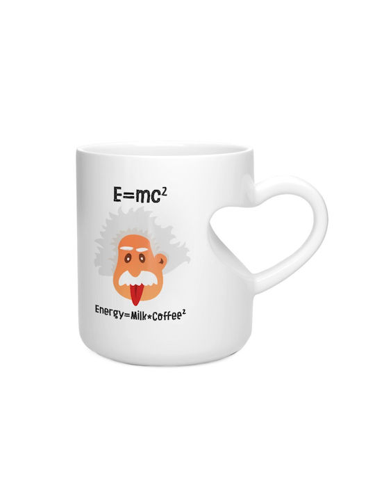 Koupakoupa E=mc2 Energy = Milk*coffe Mug Ceramic White 330ml 1pcs