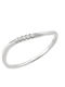 Senza Damen Ring Ehering mit Zirkonia aus Silber