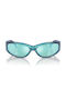 Arnette Feminini Ochelari de soare cu Turcoaz Cadru și Turcoaz Oglindă Lentilă AN4302 290925