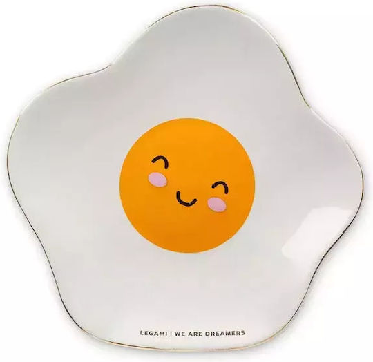 Legami Milano Plate Shallow Ceramic White
