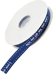 Cosmofan Satin,σατεν Band Monochrom Blau 22.5me...