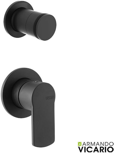Armando Vicario Glam Built-in Mixer & Diverter Set for Shower 2 Exits