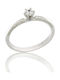 Fa Cad'oro Einzelstein aus Weißgold 18K mit Diamant