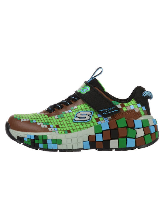 Skechers Παιδικά Sneakers Mega-craft 3.0 με Σκρατς Πολύχρωμα